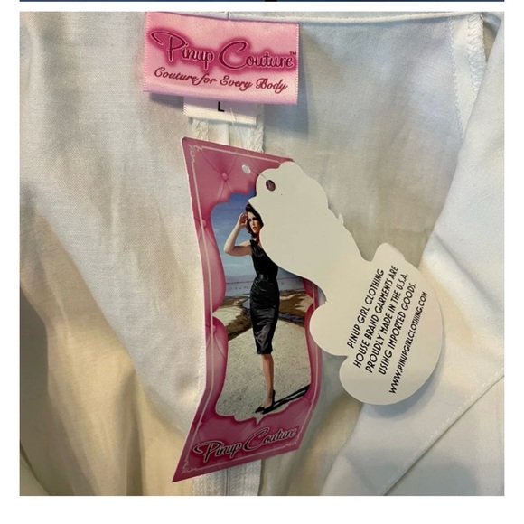 Pinup Couture Lauren Blouse size Large. Brand new with tags - Picture 4 of 7